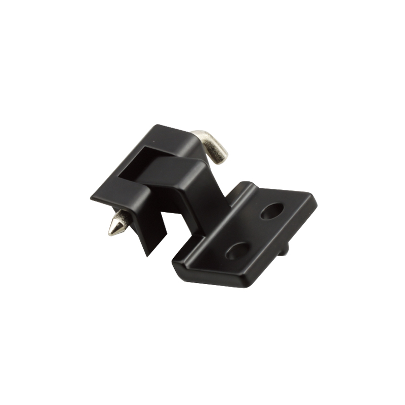 CL255 127g 2mm Panel Pintu Engsel Kaset Paduan Seng Hitam yang dicat semprot