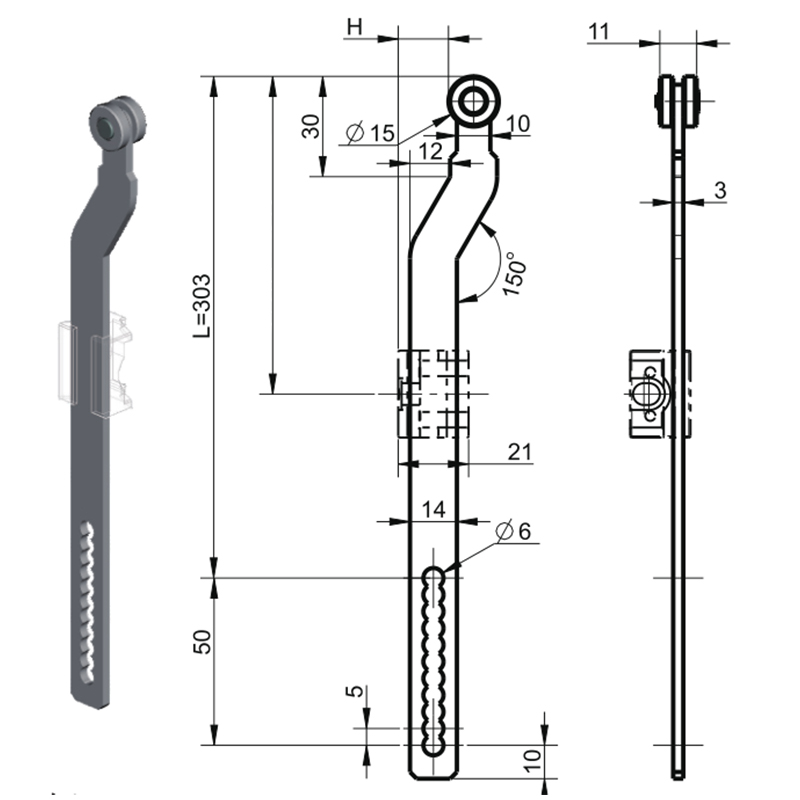 Aksesori Batang Penghubung Multi-model LG006-C